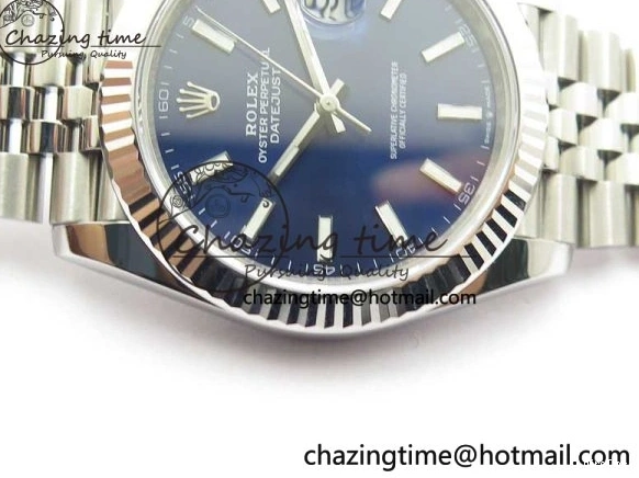 MiroTime 0327 Tailored DateJust 41 126334 904L SS VSF 1:1 Best Edition Blue Dial on 904L Jubilee Bracelet VS 2646